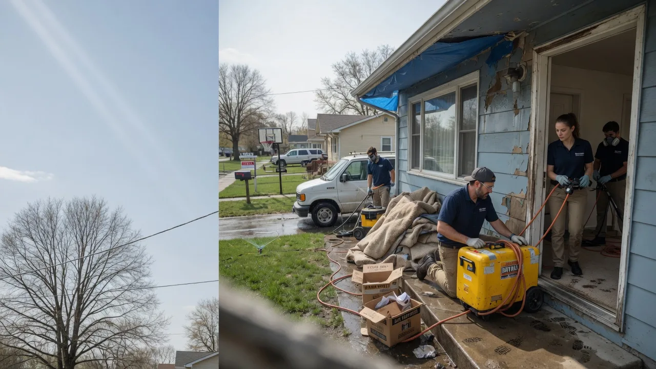 Basement Flood Cleanup in New Lenox, IL near me